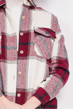 Load image into Gallery viewer, Burgundy Checked Shirt
