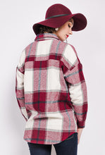 Load image into Gallery viewer, Burgundy Checked Shirt
